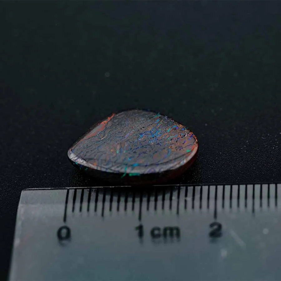 Stripes Natural Australian Boulder Opal Loose Gemstone