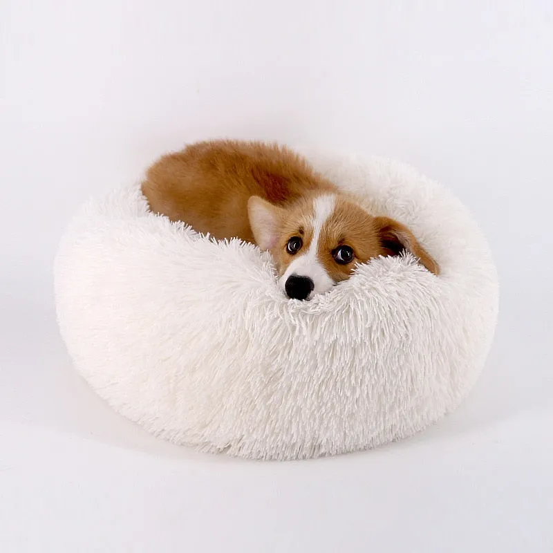 Super Soft Bed For Small Large Dog Bed Cats Sofa Winter Mats House Plush Nest Pet Deep Sleeping Bed