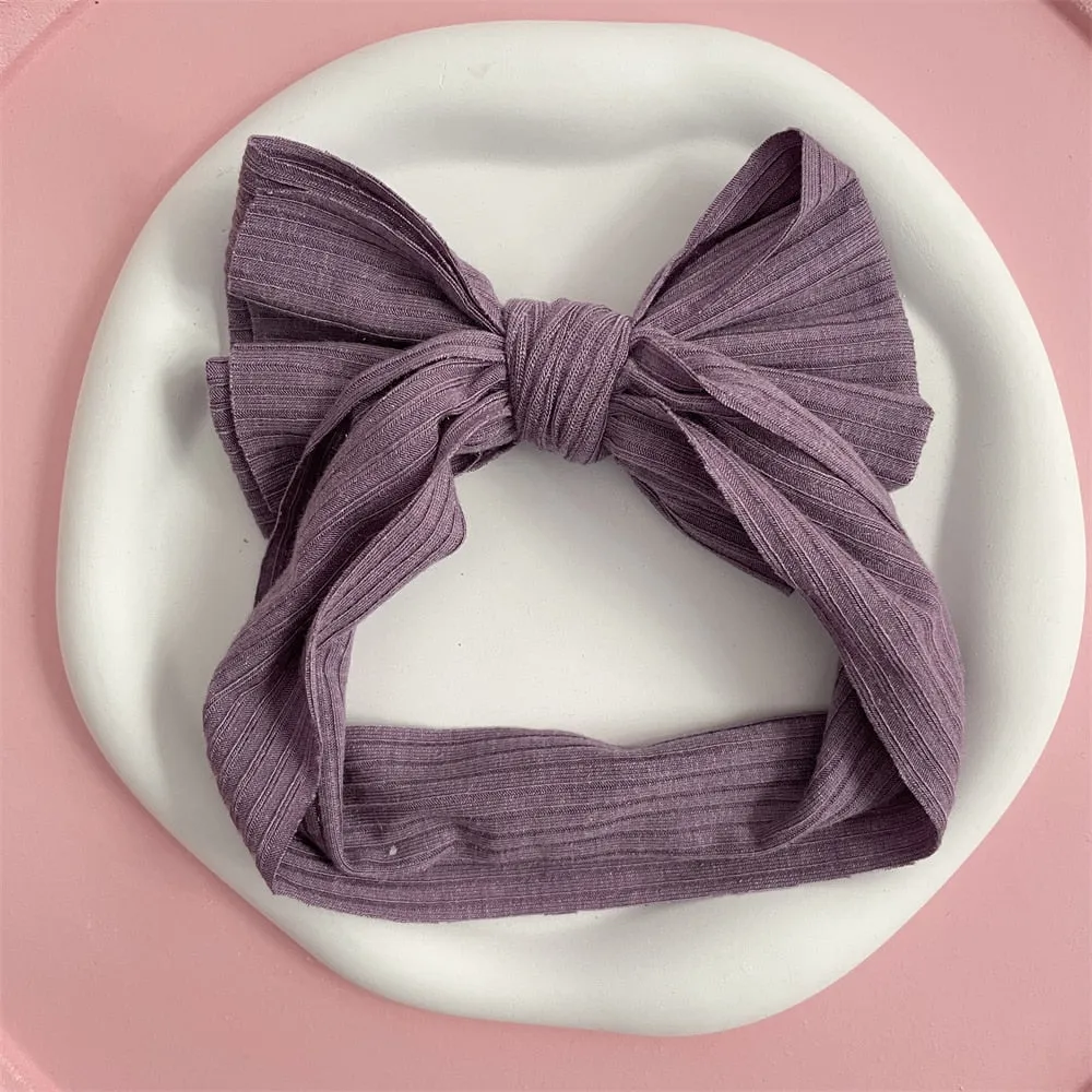 Sweet Serenity Ribbed Baby Headbands