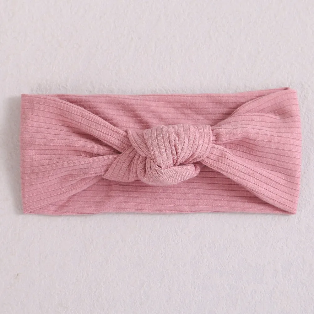 Sweet Serenity Ribbed Baby Headbands