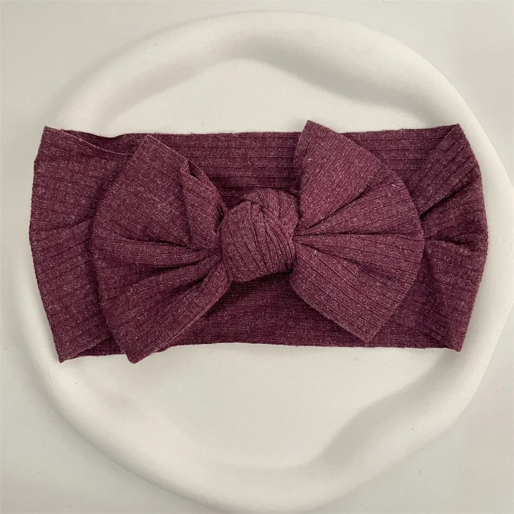 Sweet Serenity Ribbed Baby Headbands