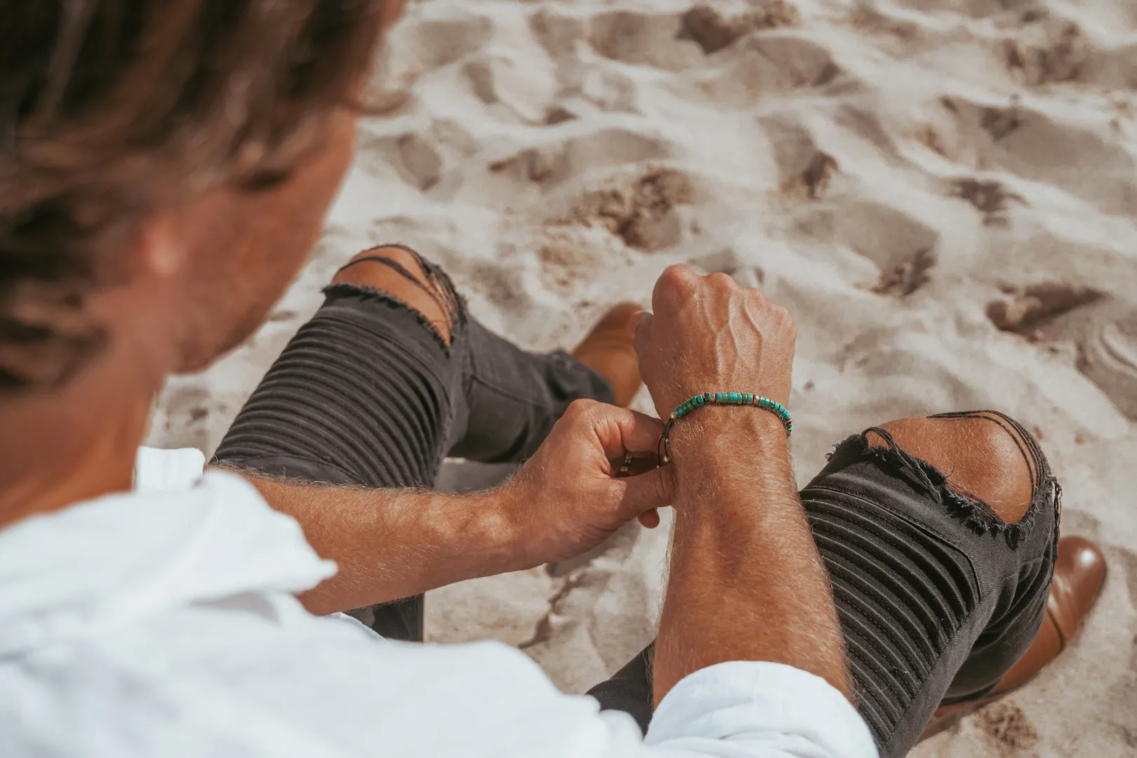 The Manoa Bracelet • African Jade