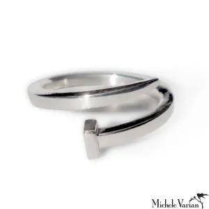 Tough as Nails Ring Silver