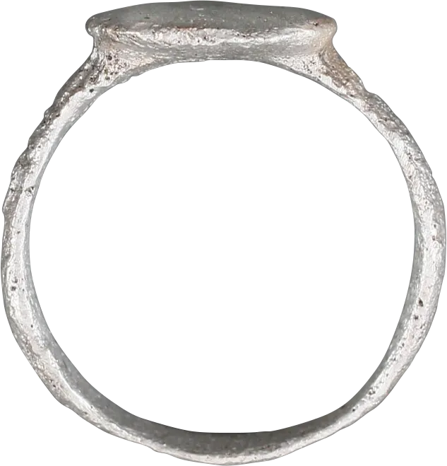 VIKING HEART RING, 9TH-11TH CENTURY AD, SIZE 8 1/2