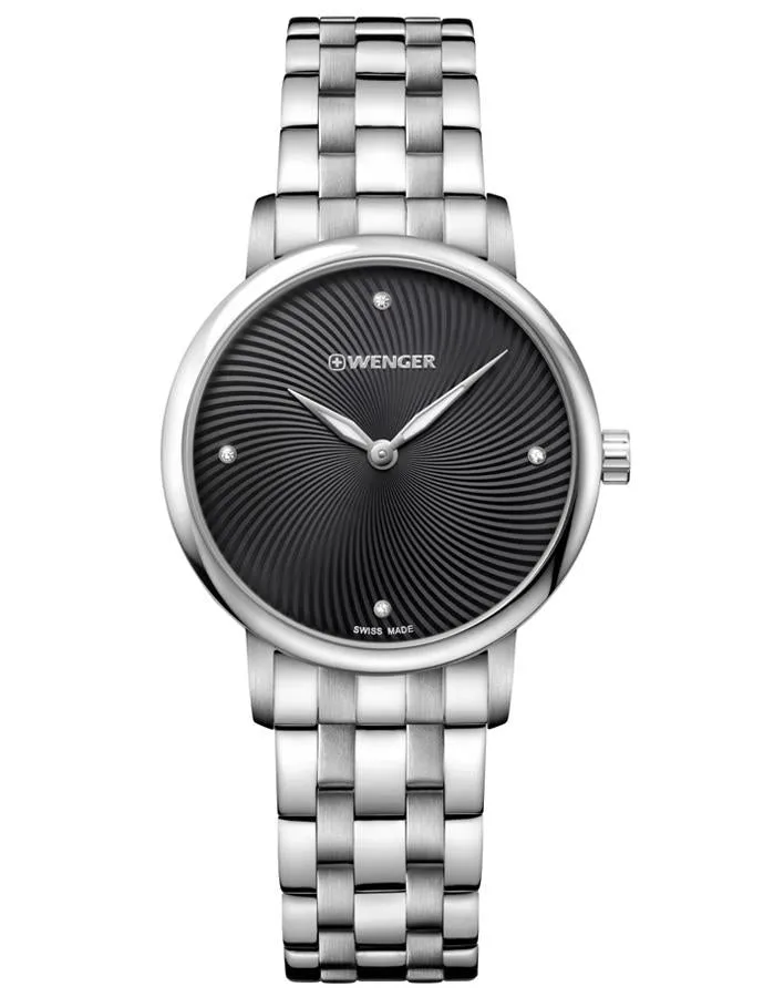 Wenger Womens Urban Donnissima Crystal Marker Dial - Stainless Steel Bracelet