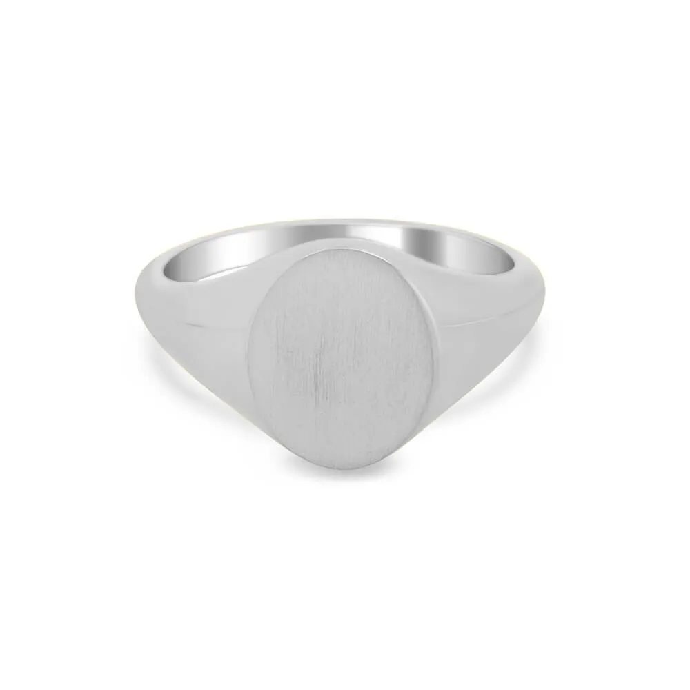 Women's Oval Signet Ring - Small