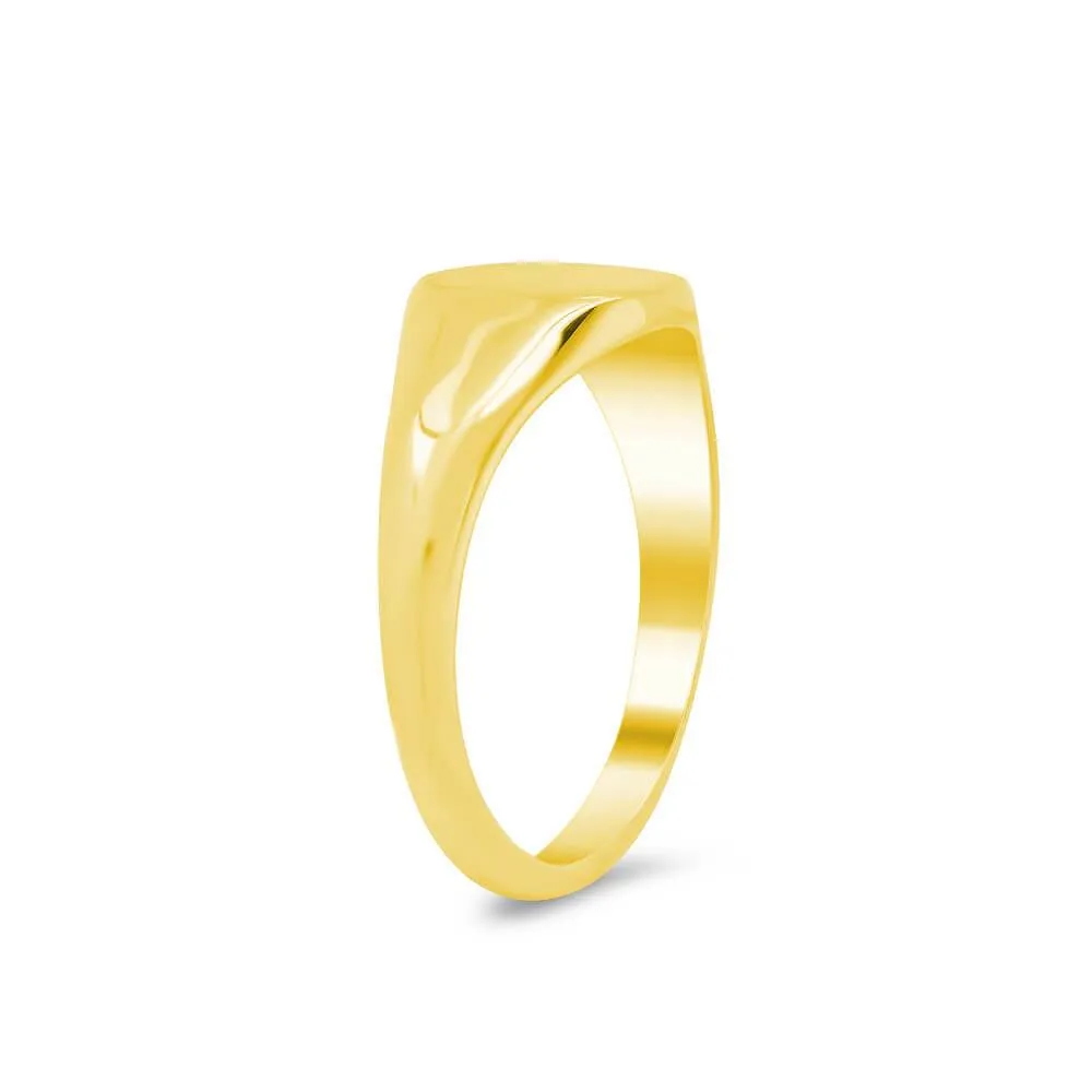 Women's Square Signet Ring - Extra Small