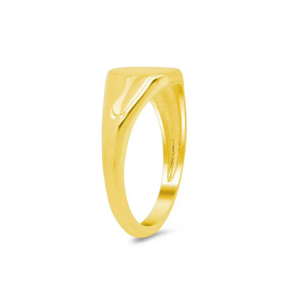 Women's Square Signet Ring - Extra Small